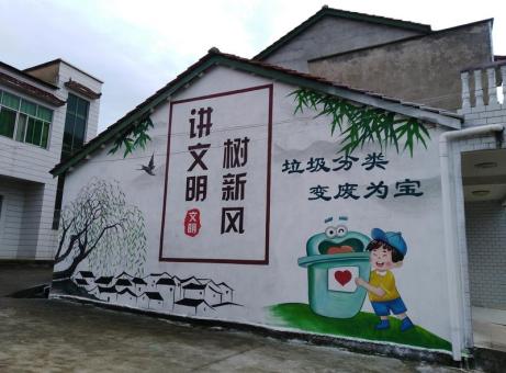 确山墙绘是现在流行的墙体广告