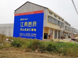 确山农村墙体广告在不同形式上面展现的不同特色